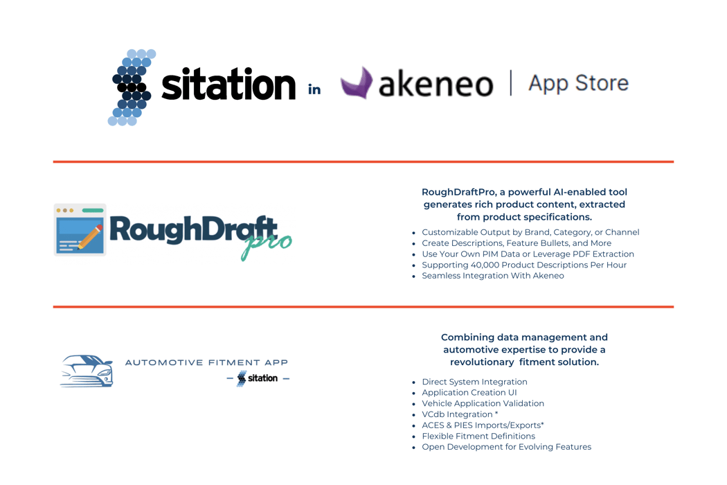Sitation in akeneo app store